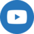 Icône Youtube Bleue contactez-nous - demande de contact